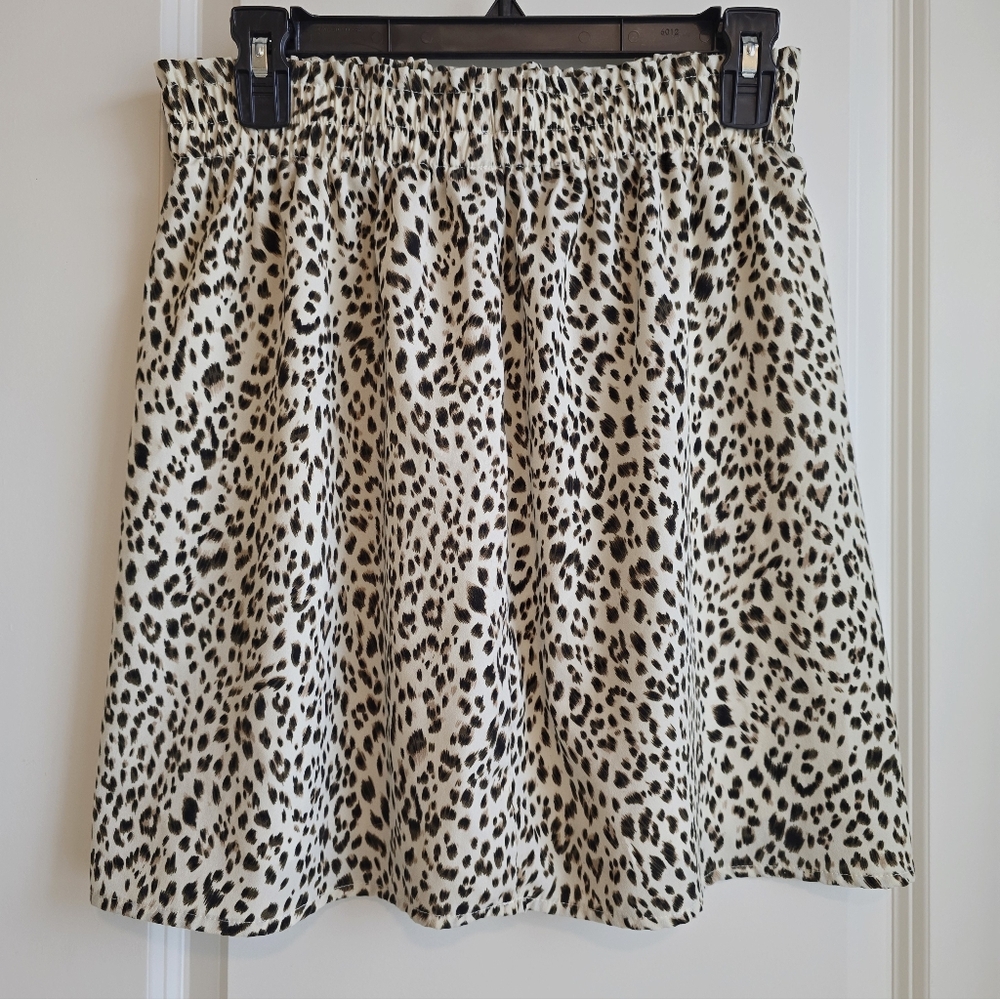 Leopard Print Skirt